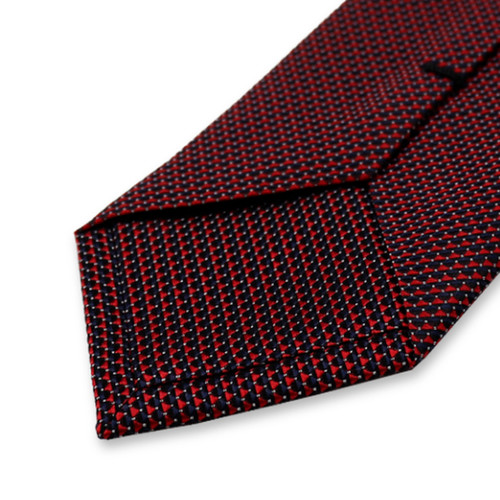 Cravate motif Rouge-Bleu (2)