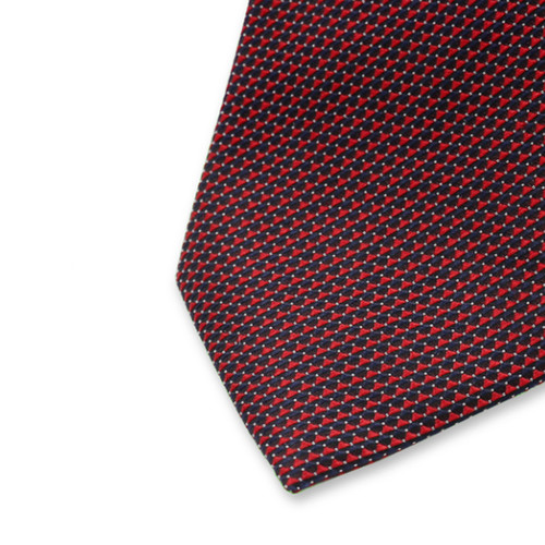 Cravate motif Rouge-Bleu (3)