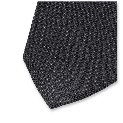 Cravate De Luxe Gris Anthracite Motif Moderne (2)