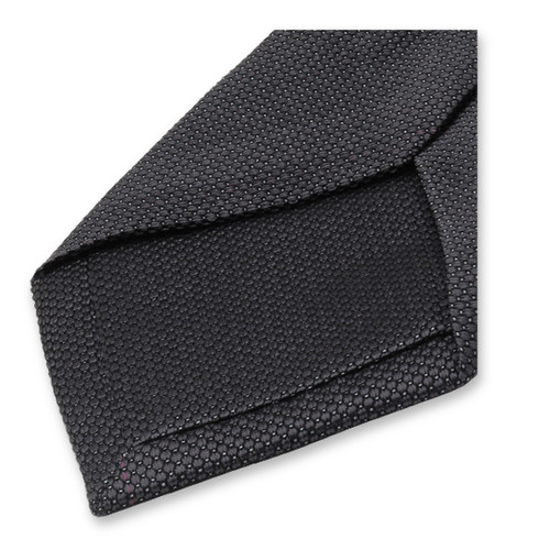 Cravate De Luxe Gris Anthracite Motif Moderne (3)