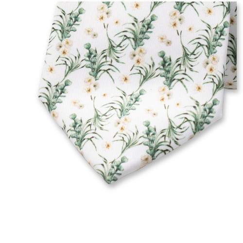 Cravate Fleur - Eucalyptus (2)