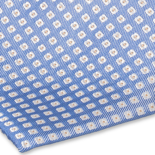 Cravate bleu clair à motif (2)