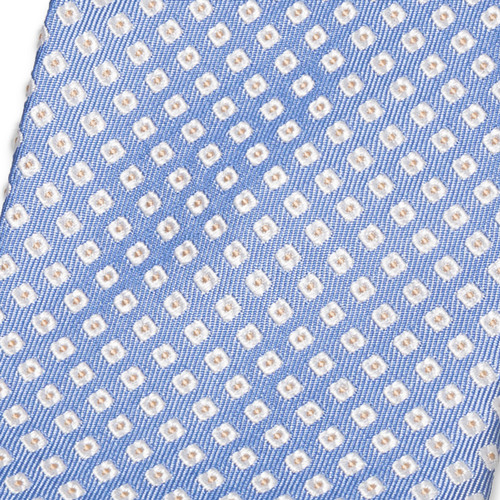 Cravate bleu clair à motif (3)