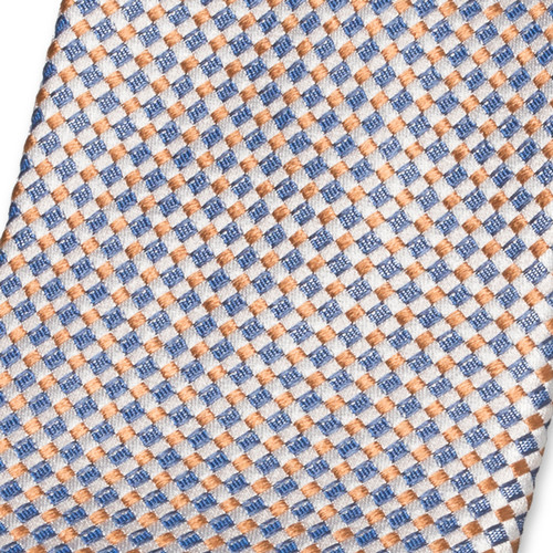 Cravate beige à motif (2)