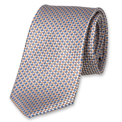 Cravate beige à motif (1)