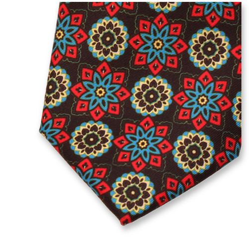 Cravate Médaillon Noire (2)