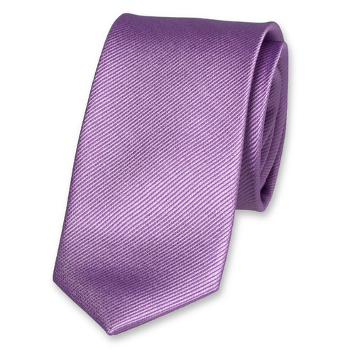 Cravate slim lilas (1)