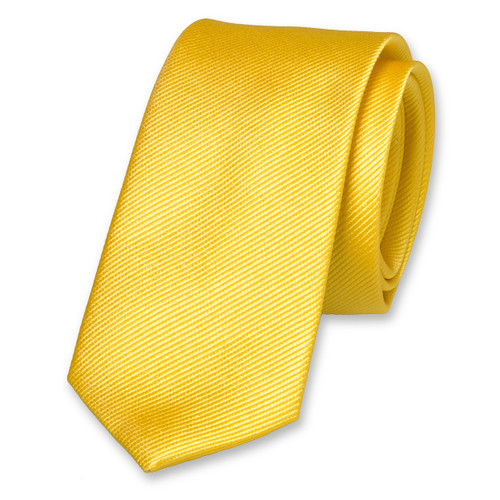 Cravate pour Femme Jaune canari (1)