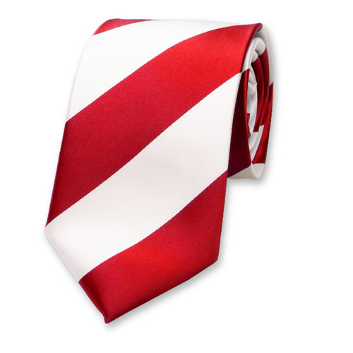 Cravate rouge/blanc (1)