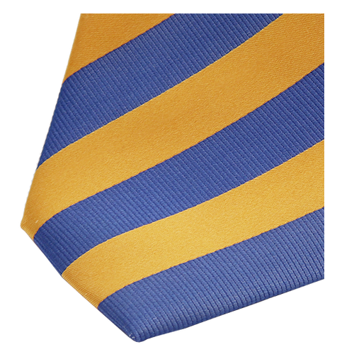 Cravate jaune/bleu (2)