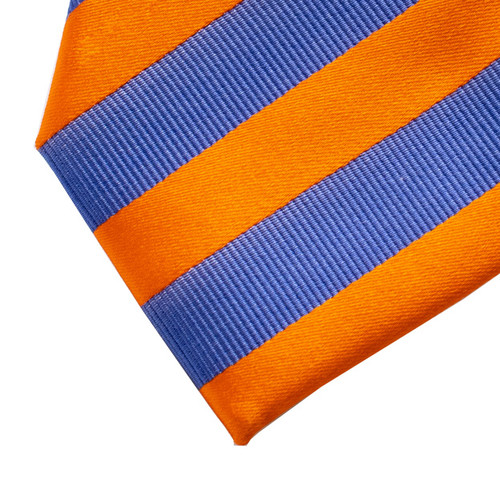 Cravate blue/orange (2)