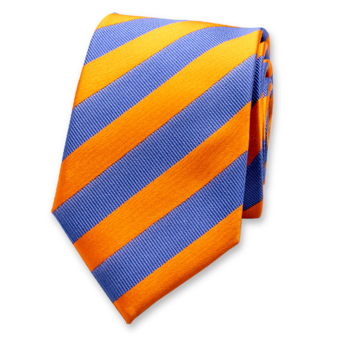 Cravate blue/orange (1)