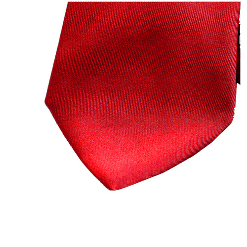 Cravate rouge - Satin de soie italien (2)