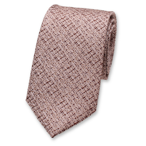 Cravate bouclée Marron (1)