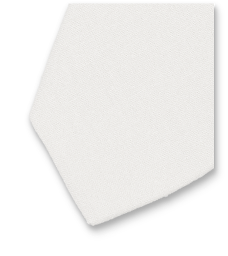 Cravate homme en lin blanc (2)