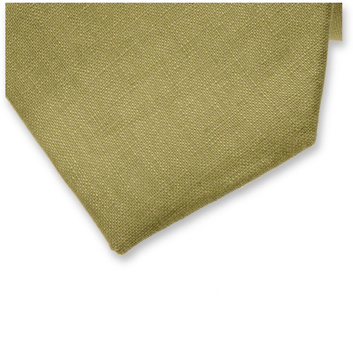 Cravate homme en lin - Vert Pistache (2)