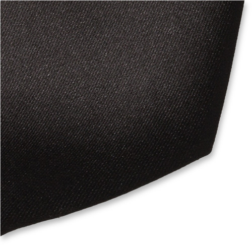 Cravate noire en satin polyester (2)