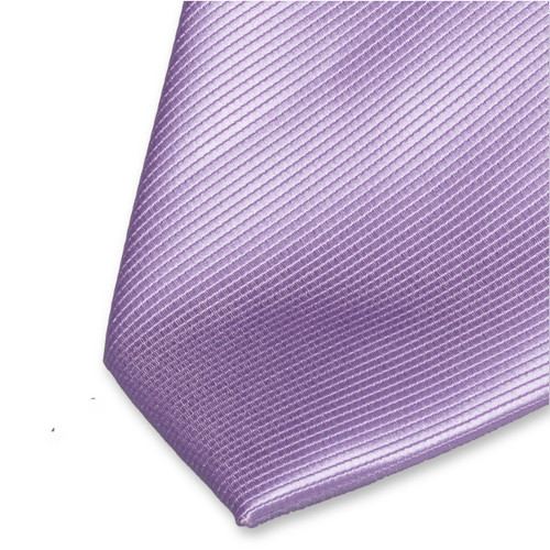 Cravate en polyester lilas (2)