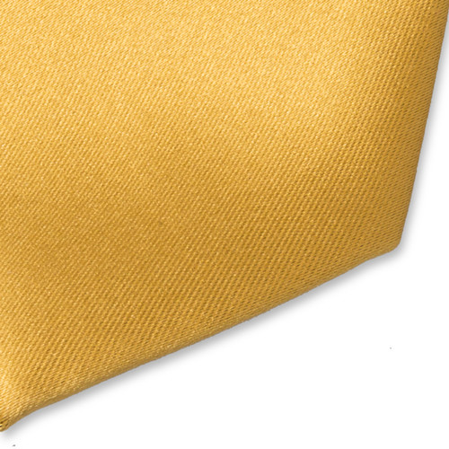 Cravate dorée en satin polyester (2)