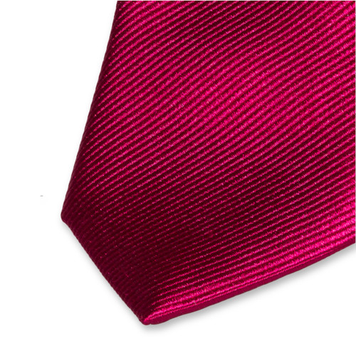 Cravate slim fuchsia (2)