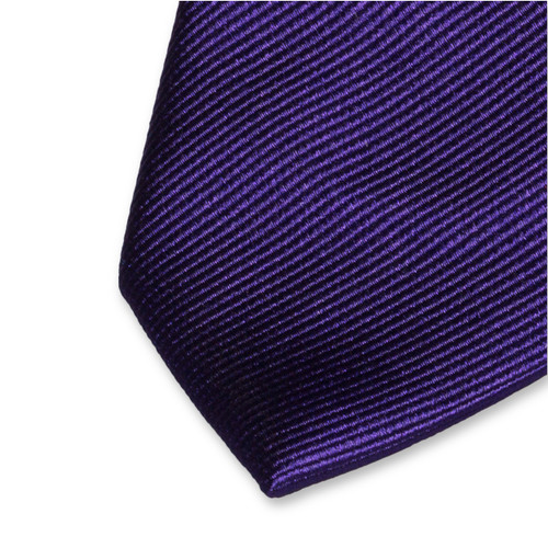 Cravate slim violet foncé (2)
