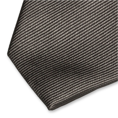 Cravate slim gris foncé (2)