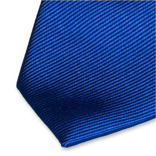 Cravate slim bleu roi (2)