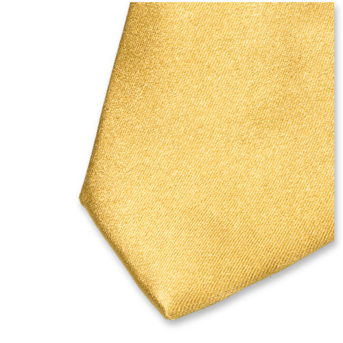 Cravate Dorée Pour Femme - Satin de soie (2)