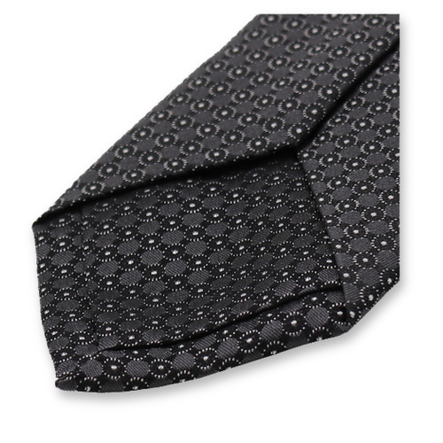 Cravate étroite Noir - Cercle (3)