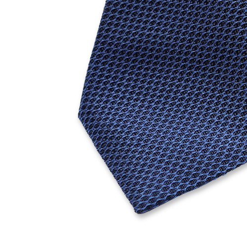 Cravate Luxe Bleue Étroite (2)