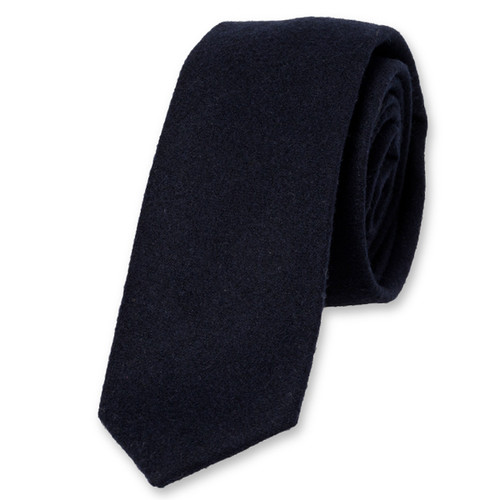 Cravate Bleu Foncé - Laine (1)