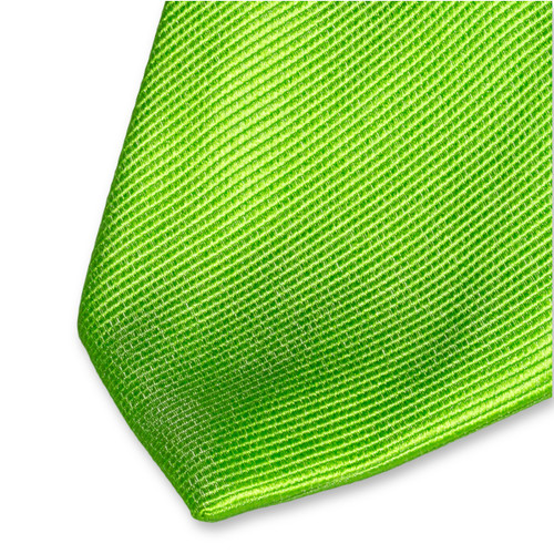 Cravate XL vert pomme (2)