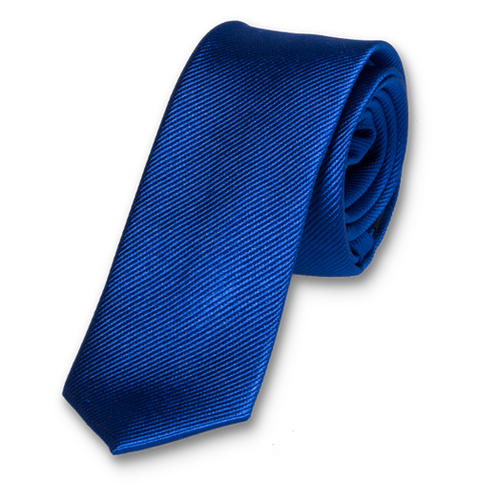 Cravate super slim bleu royal (1)