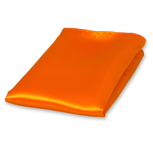 Pochette orange de satin polyester (1)