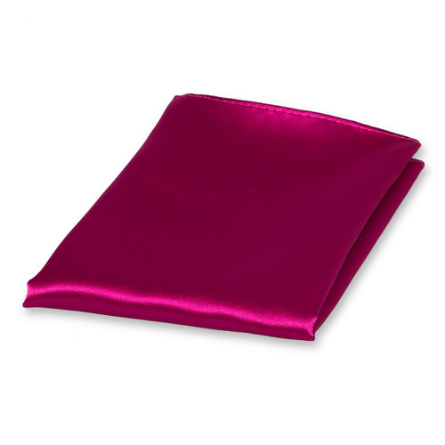 Pochette fuchsia de satin polyester (1)