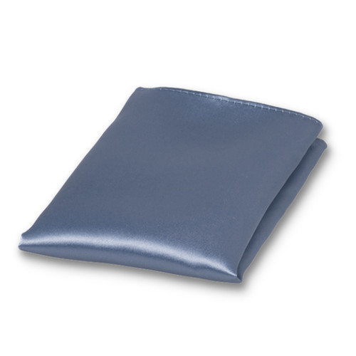 Pochette Glace bleue de satin polyester (1)