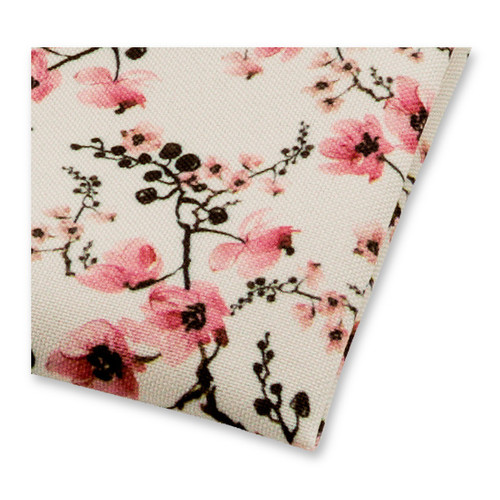 Einstecktuch mit japanischer Blüte, Altrosa (2)
