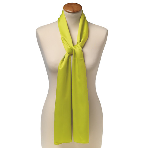 Foulard polyester lime - rectangle (1)