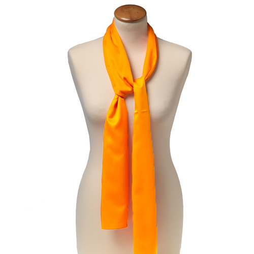 Foulard polyester orange - rectangle (1)