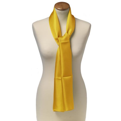 Foulard  soie jaune - rectangle (1)