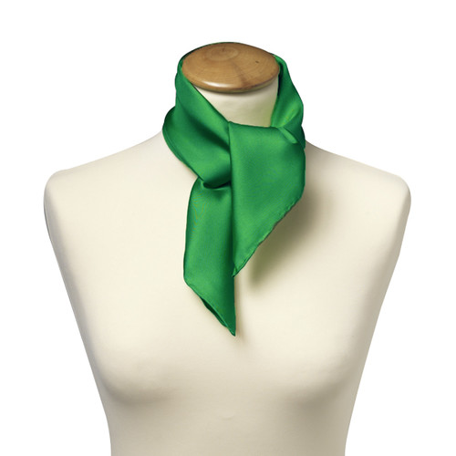 Foulard soie vert - carré (2)
