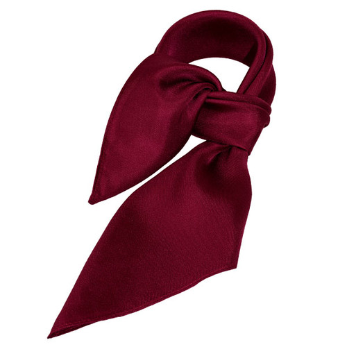 Foulard soie bordeaux - carré (1)