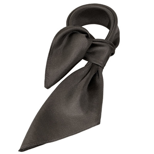 Foulard soie gris foncé - carré (1)