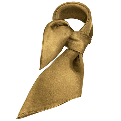 Foulard soie doré - carré (1)