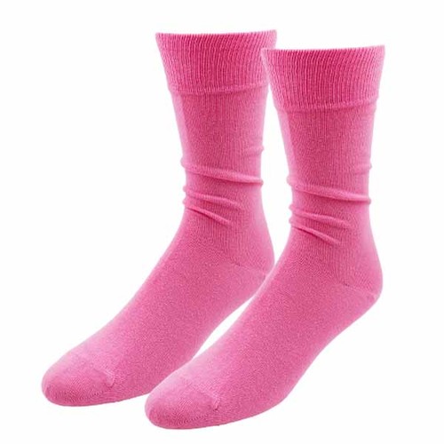 Chaussettes - Rose vif (1)