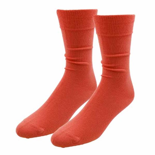 Chaussettes - Couleur corail (1)