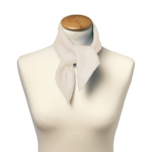 Foulard soie crème- carré (2)