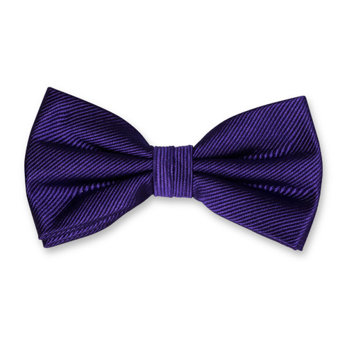 Nœud papillon homme violet foncé I (1)