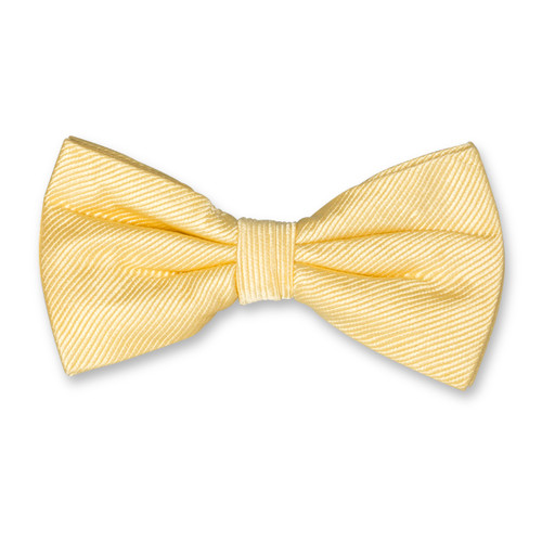 Nœud papillon homme jaune pastel (1)