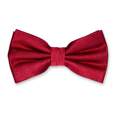 Nœud papillon homme rouge cerise (1)